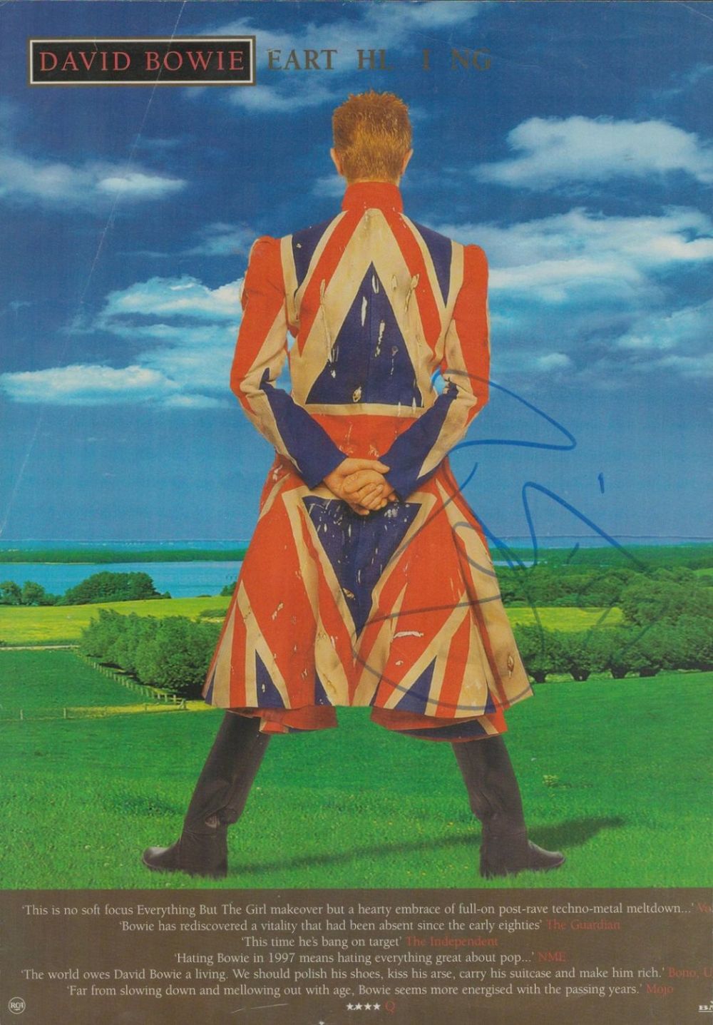 Lot 172: David Bowie signed colour magazine 11x8 inch page....