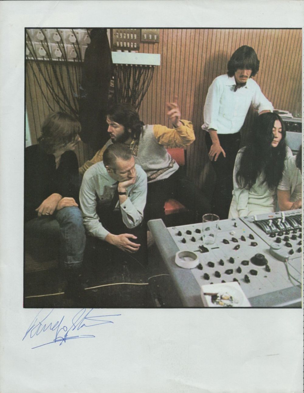 Lot 173: Ringo Starr signed 11x9 inch colour magazine photo....