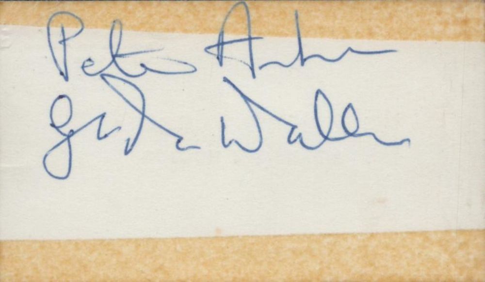 Lot 182: Peter and Gordon signed vintage EMI representative Business...