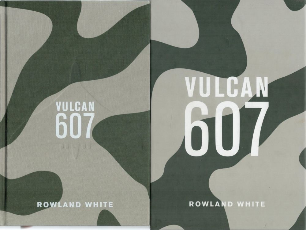 Lot 221: RAF multi signed hardback book titled Vulcan 607...