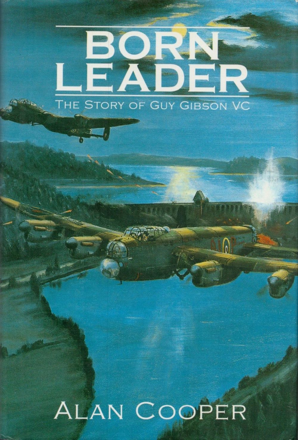 Lot 225: WWII multi signed hardback book titled Born Leader...