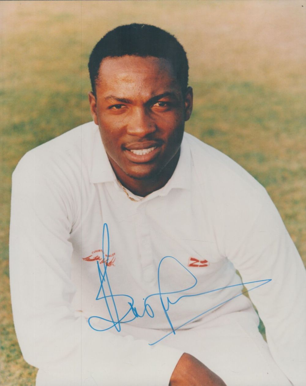 Lot 51: Cricket Brian Lara signed 10x8 inch colour photo....