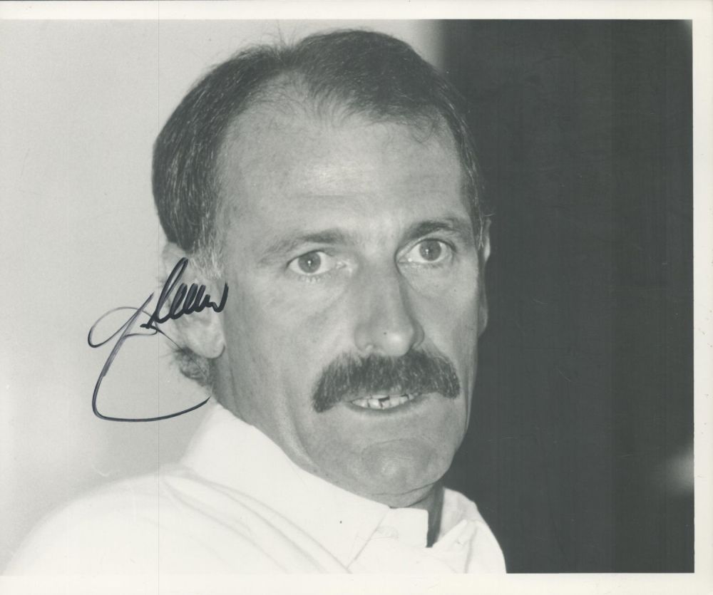 Lot 59: Cricket Dennis Lillee signed 10x8 inch black and...