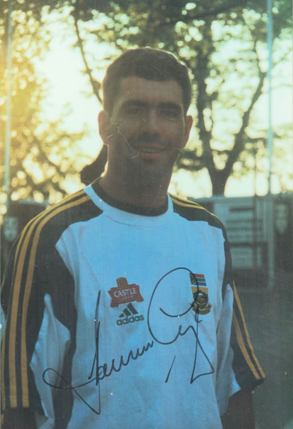 Lot 68: Cricket Hansie Cronje signed 6x4 inch colour photo....
