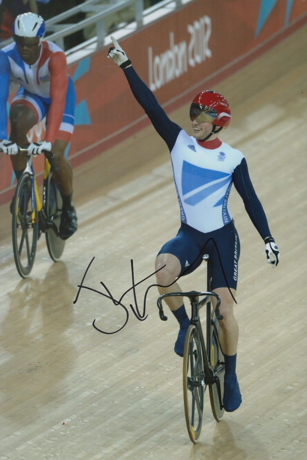 Lot 185: Olympics. Jason Kenny Signed 12 x 8 inch...