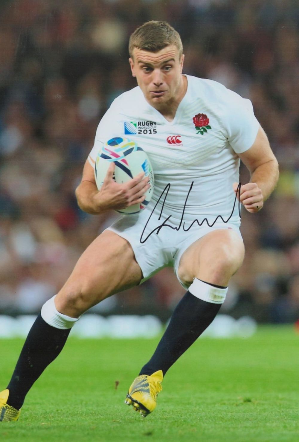 Lot 193: Rugby Union George Ford Signed 12 x 8...