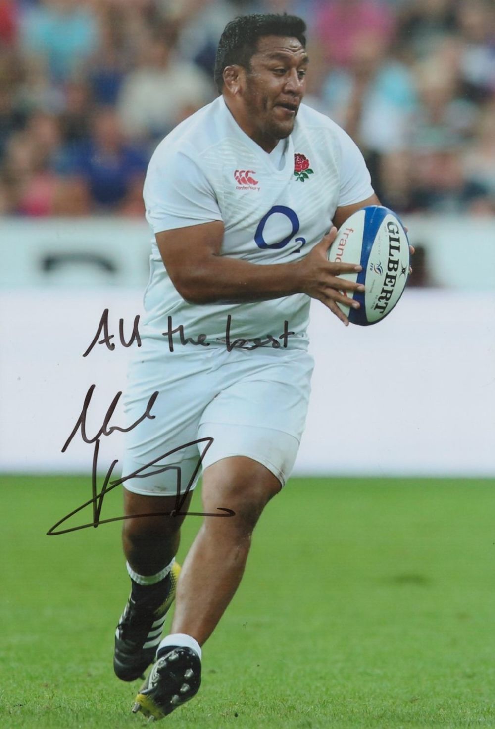 Lot 195: Rugby Union Mako Vunipola Signed 12 x 8...
