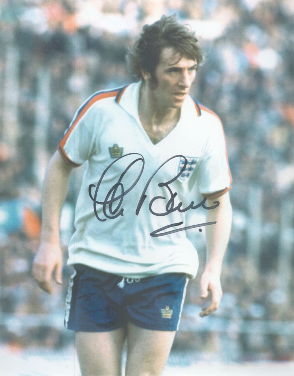 Lot 223: Football. Stan Bowles (England) Signed 10 x 8...