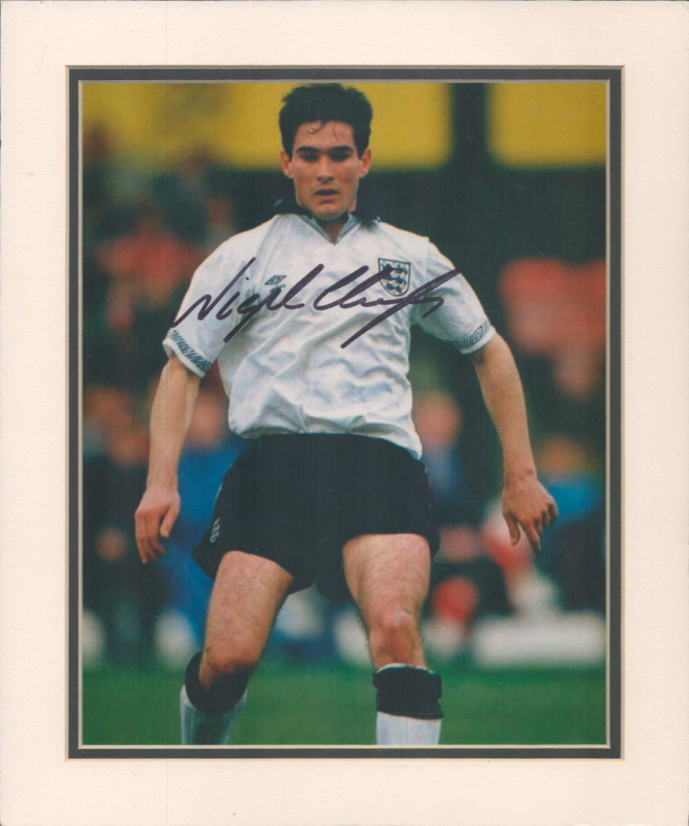 Lot 246: Football Nigel Clough signed 12x10 inch colour photo...