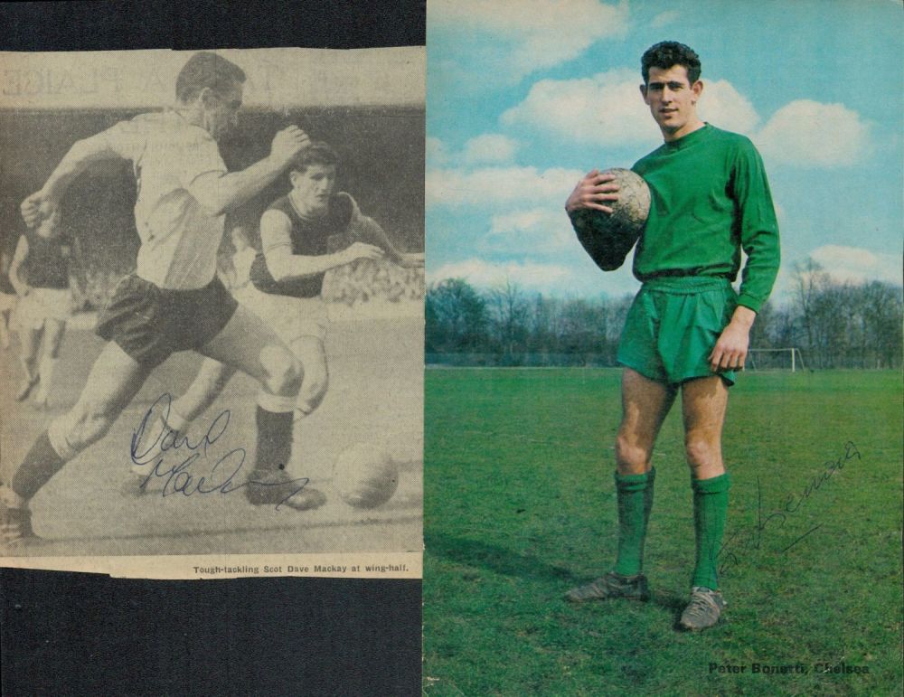 Lot 250: Football Peter Bonetti signed 8x6 inch colour magazine...