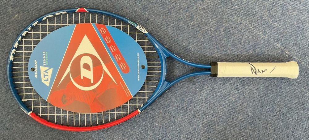 Lot 294: Tennis. Tim Henman Signed Handle of Brand New...