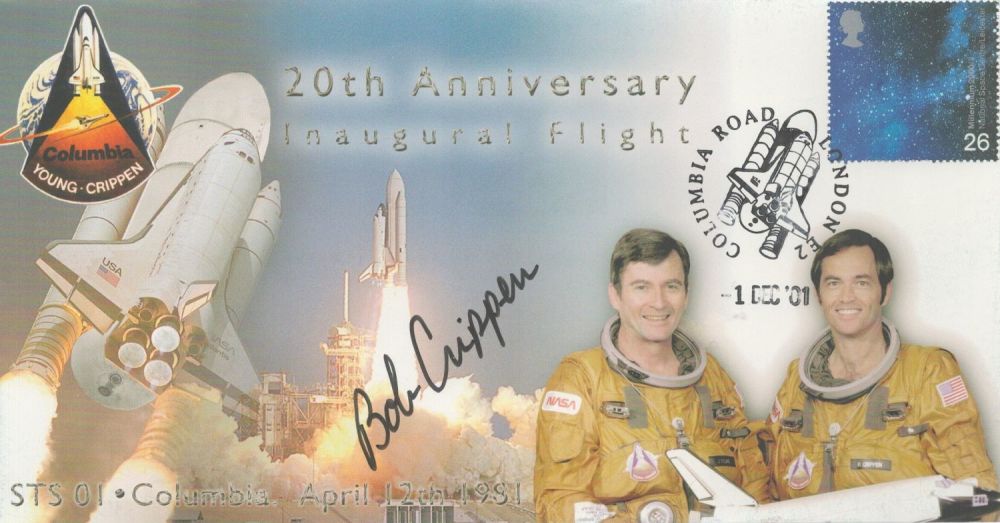 Lot 171: NASA Astronaut Bob Crippen STS1 Space Shuttle Columbia...