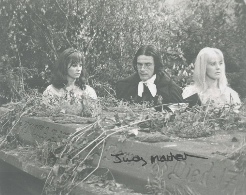 Lot 178: Judy Matheson signed 10 x 8 inch b/w...