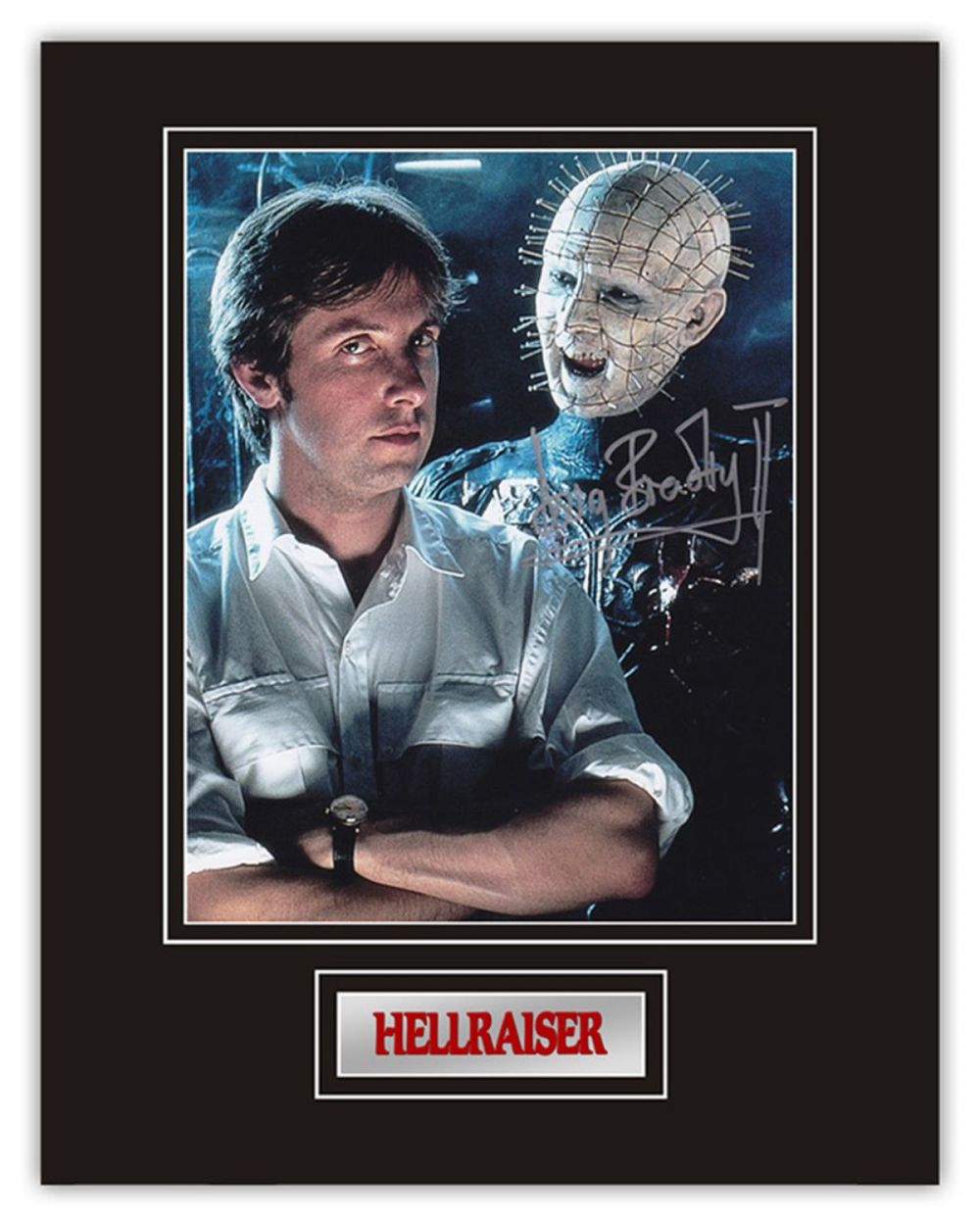 Lot 201: SALE! Hellraiser Doug Bradley hand signed professionally mounted...