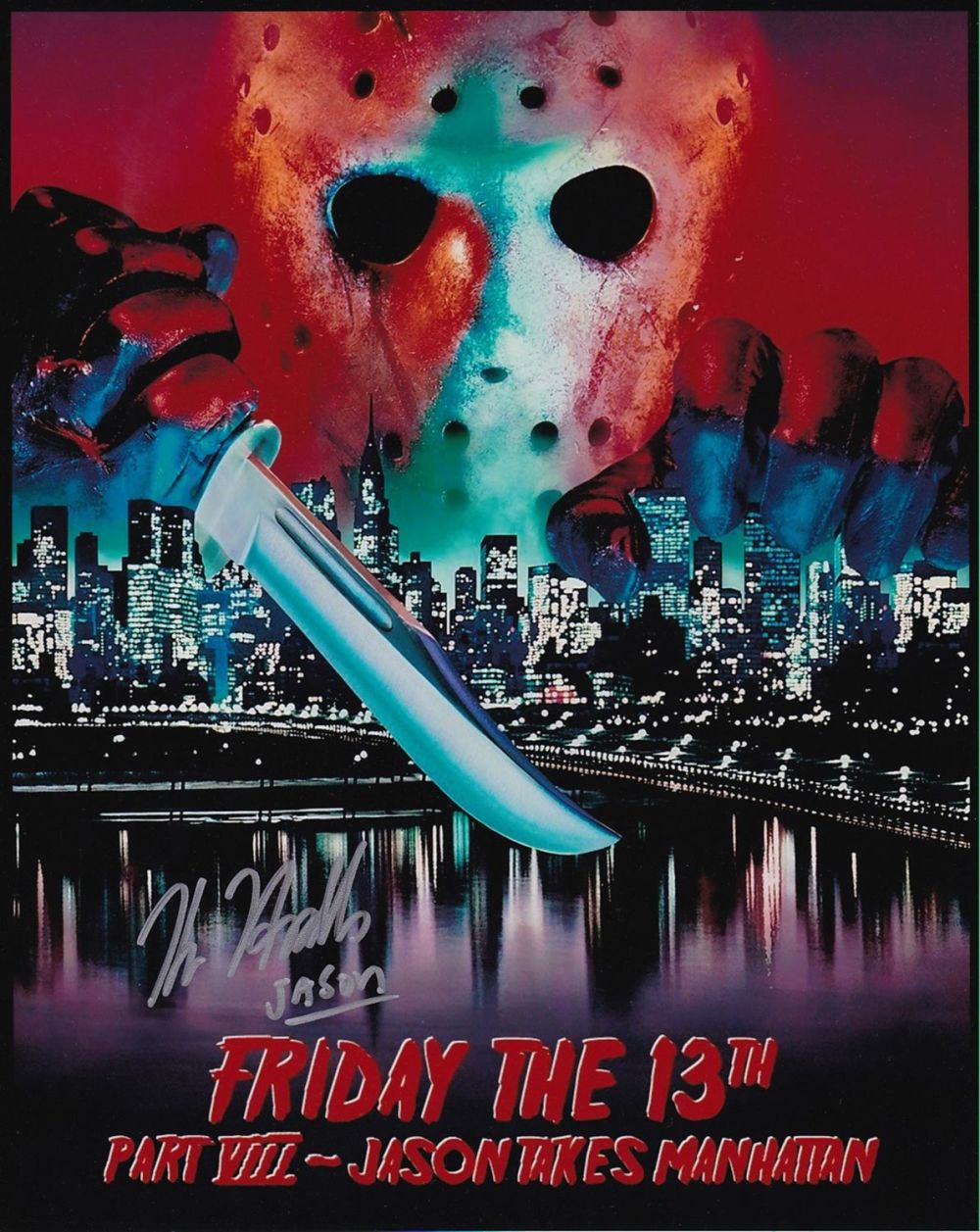 Lot 204: SALE! Friday 13th Kane Hodder hand signed 10x8...