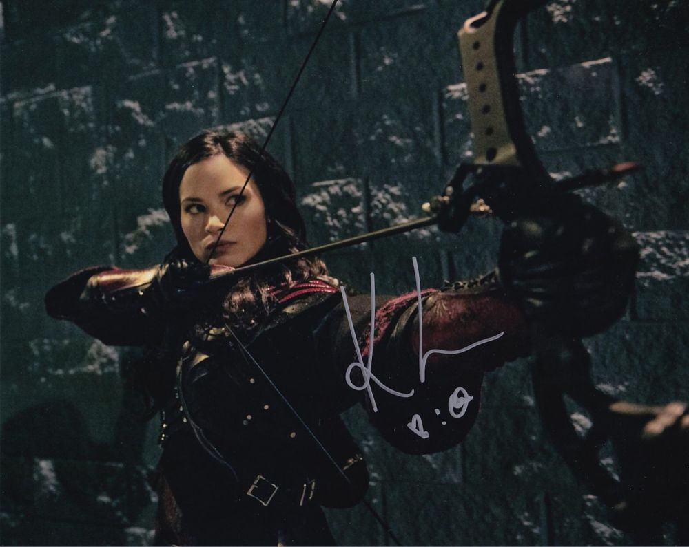 Lot 217: SALE! Arrow Katrina Law hand signed 10x8 photo....