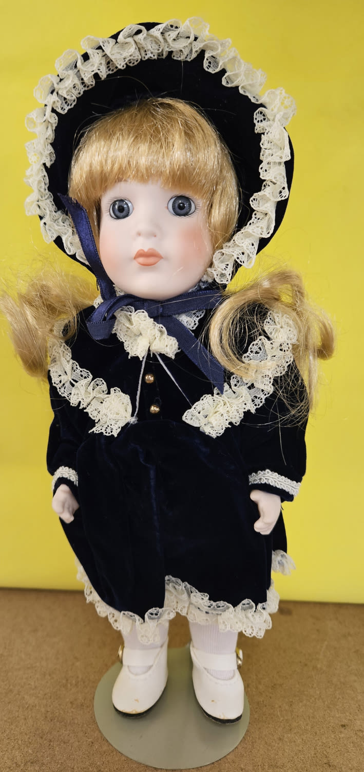 Lot 225: Vintage Alberon Collection Doll 10 Inch tall, Doll...
