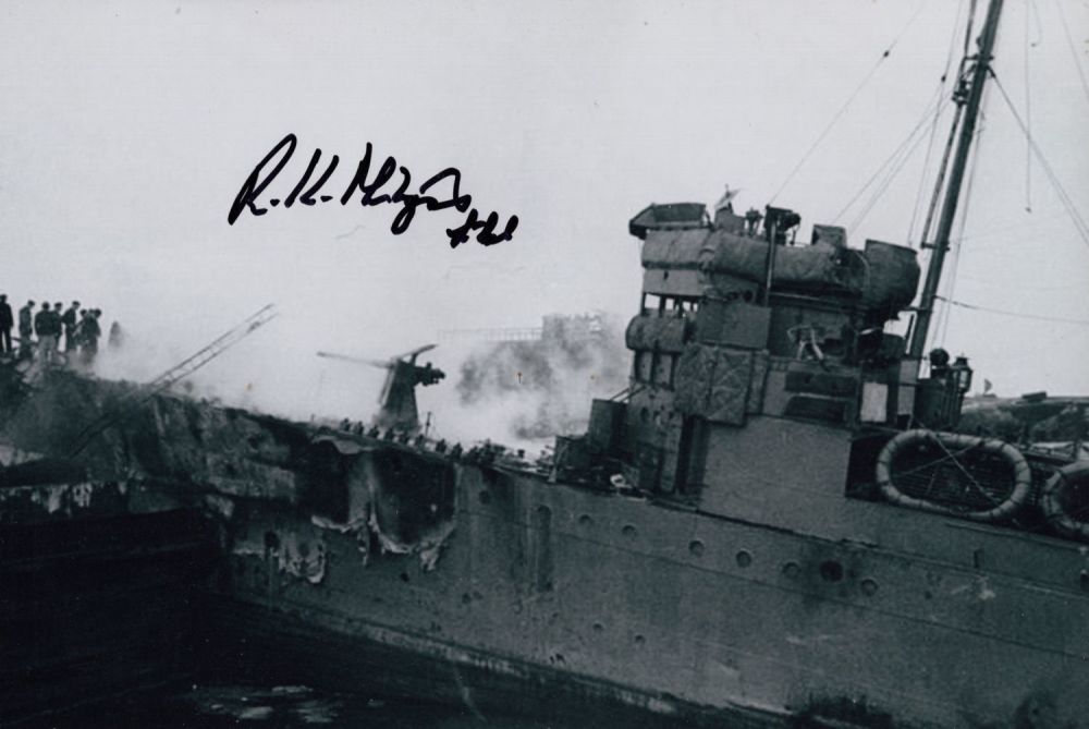 Lot 285: WW2 St Nazaire Raid 8x12 inch photo of...