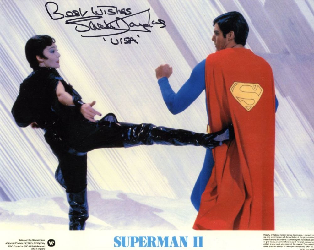 Lot 299: Superman 2, sci-fi movie 8x10 inch photo signed...