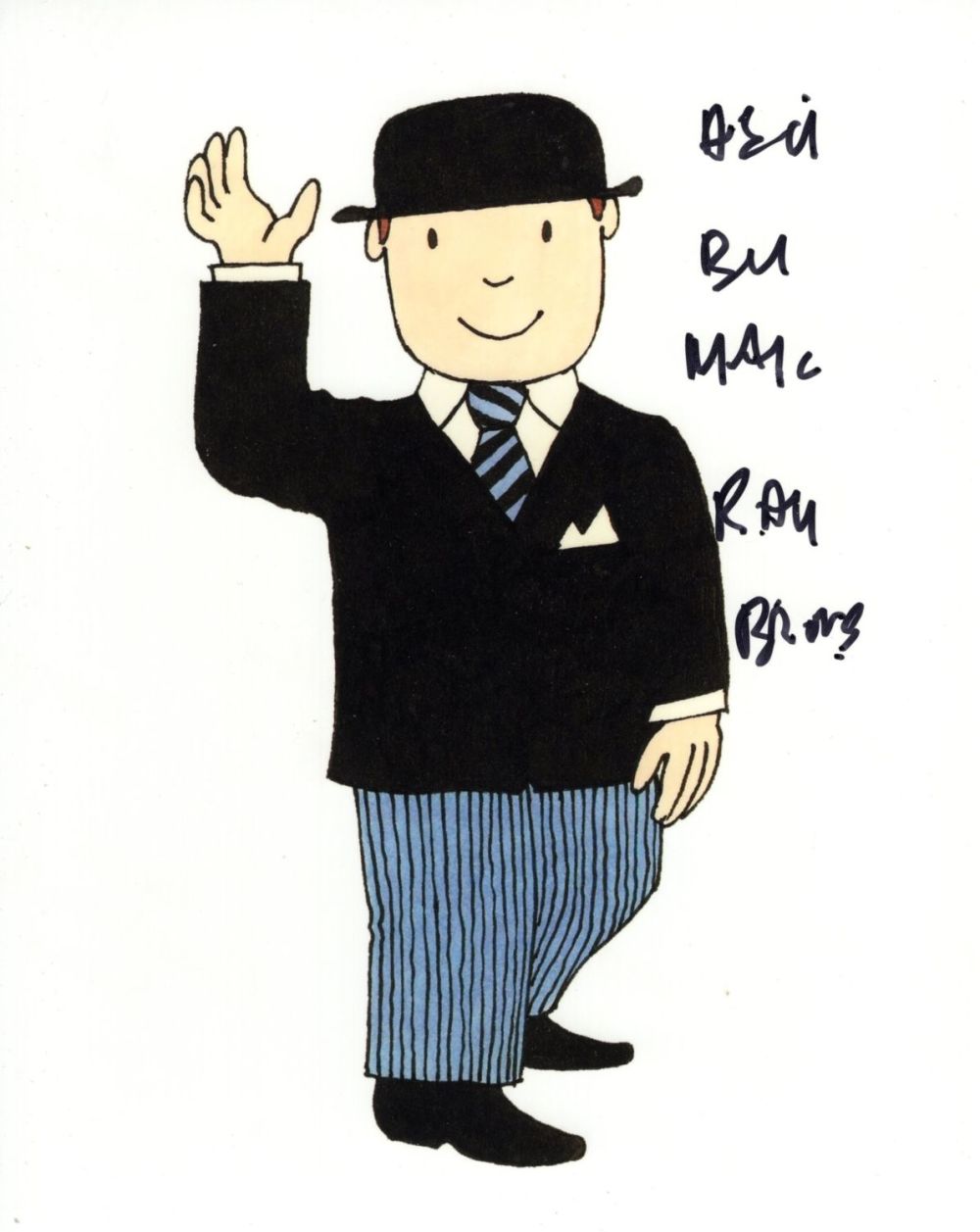 Lot 311: Mr Benn children's TV series photo signed by...
