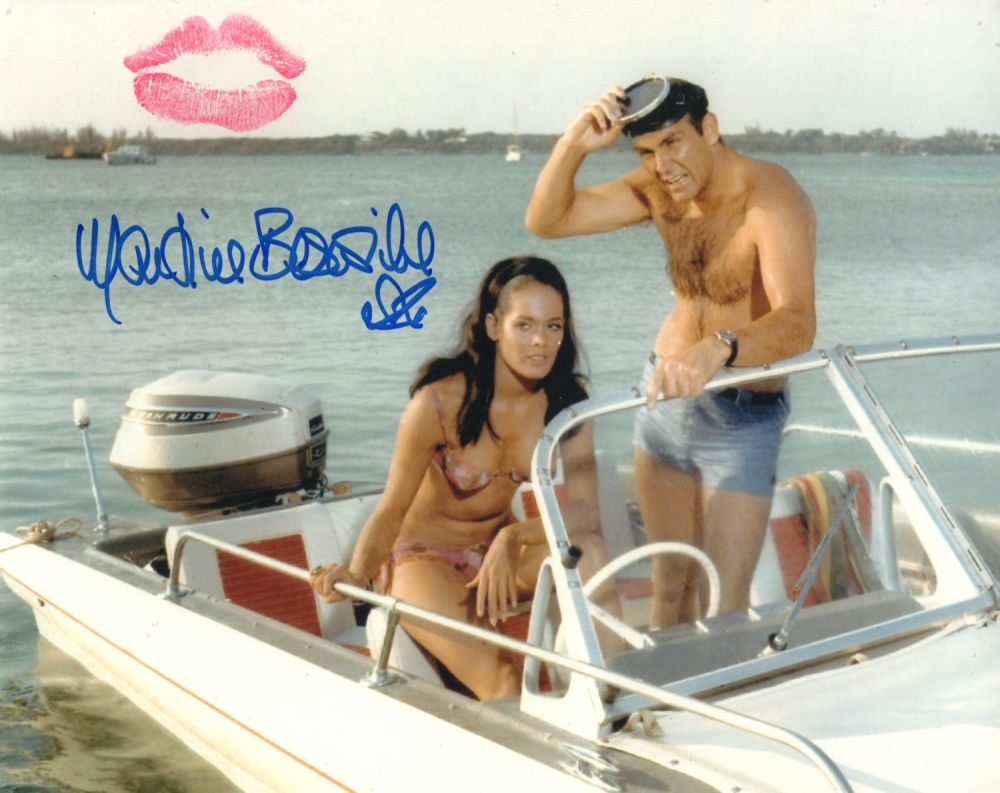 Lot 323: 007 James Bond actress Martine Beswick signed and...