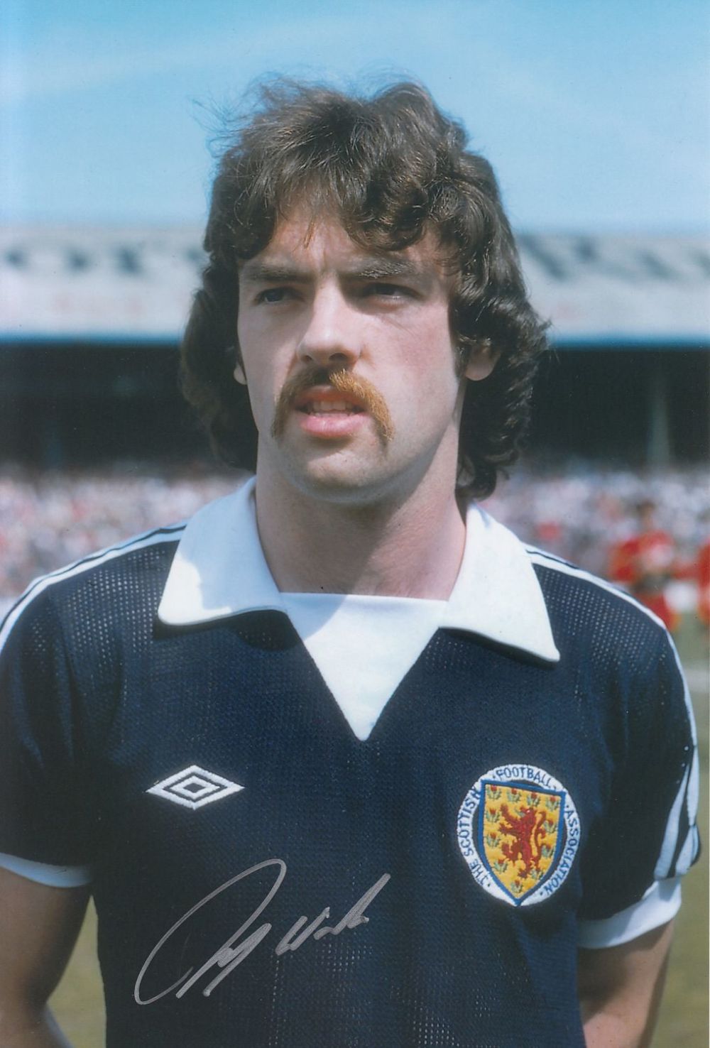 Lot 371: Autographed JOHN WARK 12 x 8 photo :...