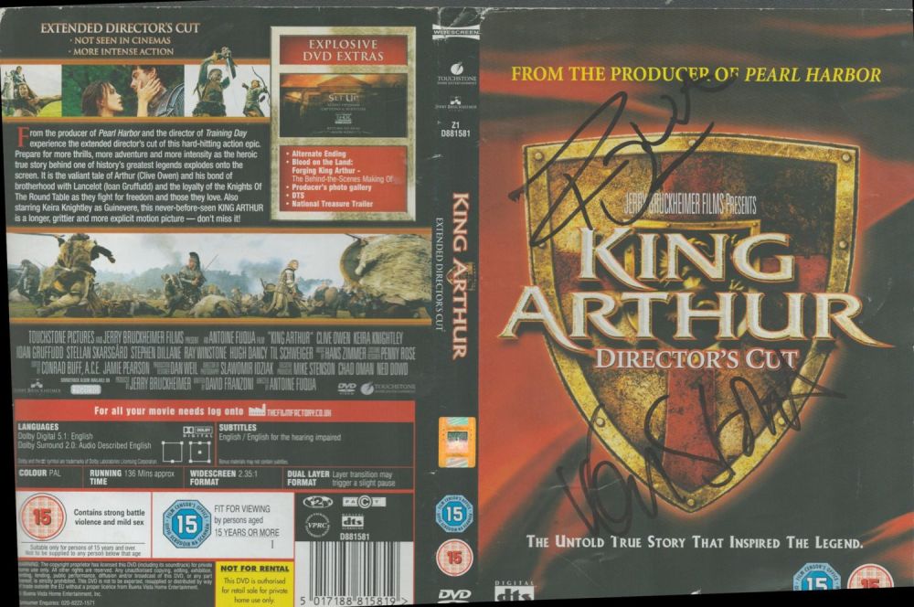 Lot 388: Multi signed Ken Stott plus 1 other DVD...