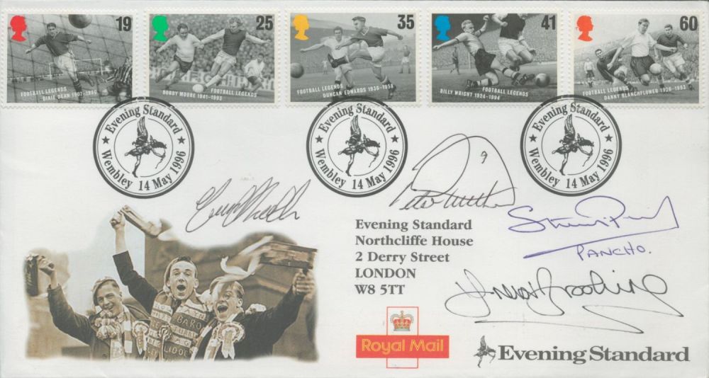Lot 390: Multi signed Trevor Brooking, Stuart Pearson plus 2...