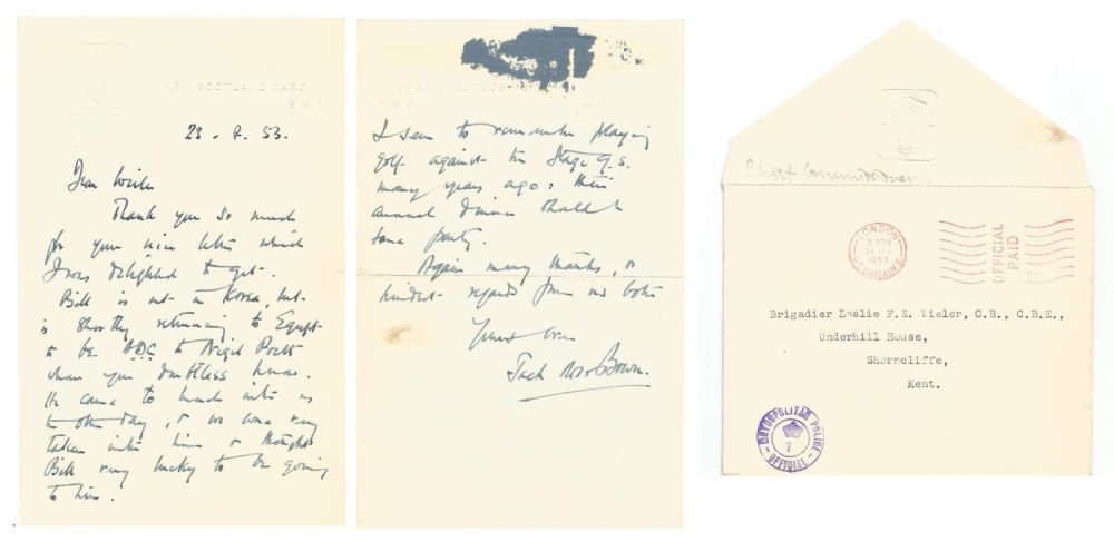 Lot 525: Sir John Nott-Bower, Commissioner of City of London...