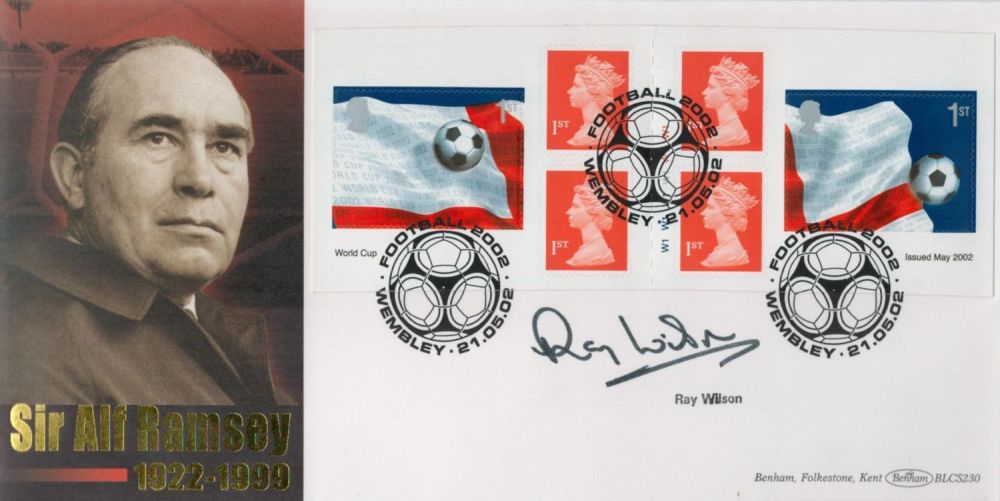 Lot 608: Football Ray Wilson signed Sir Alf Ramsey 1922-1999...