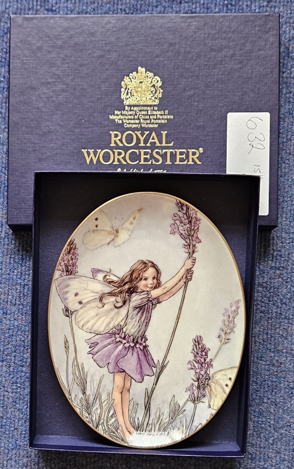 Lot 632: The Lavender Fairy Flower Fairies Royal Worcester Established...