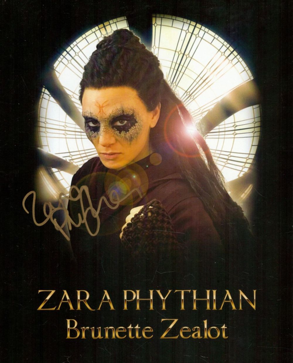 Lot 653: Zara Phythian signed 10x8 inch colour promo photo....