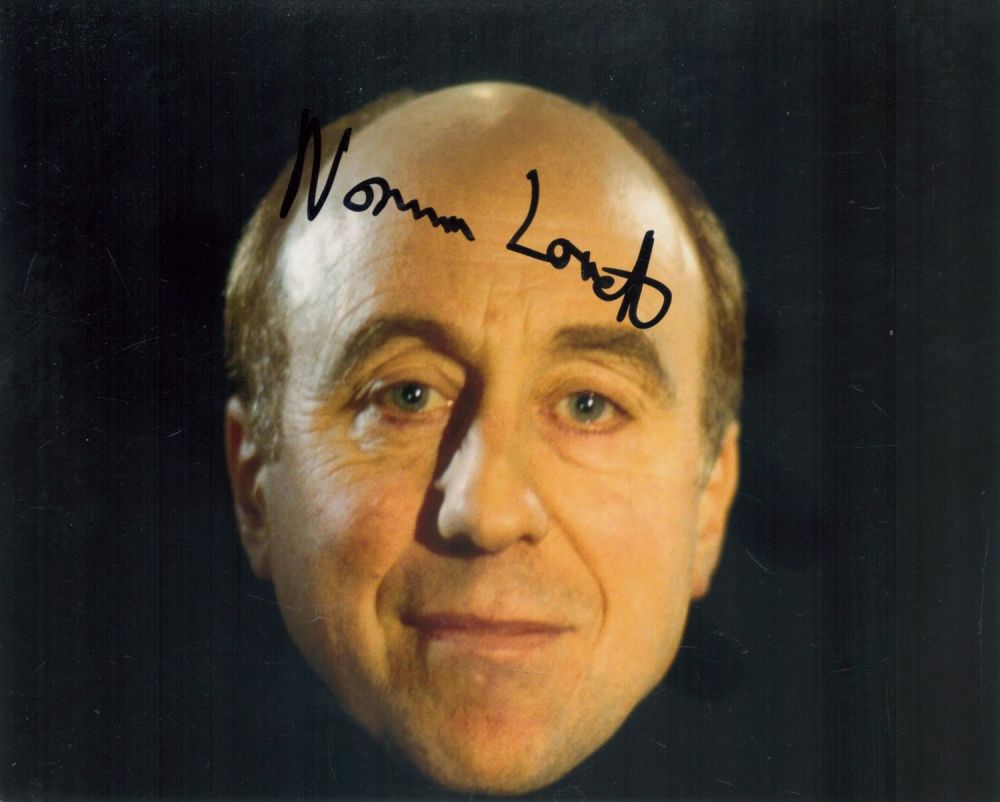 Lot 669: Norman Lovett signed 10x8 inch colour photo. Good...