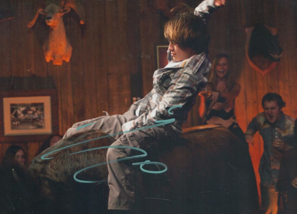 Lot 63: Justin Chon signed 10x8 inch colour photo. Good...