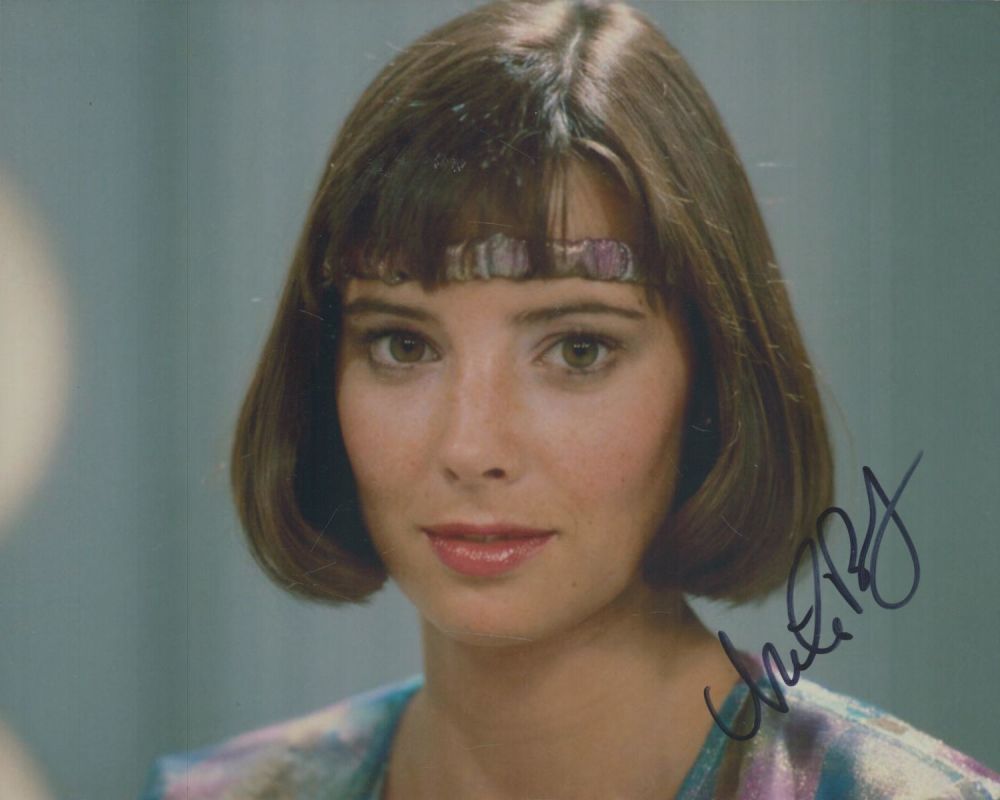 Lot 82: Nicola Bryant signed 0x8 inch DR WHO colour...