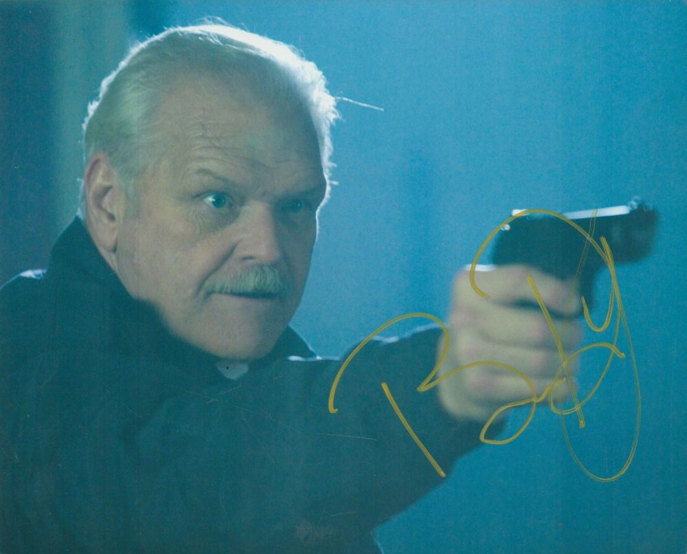 Lot 91: Brian Dennehy signed 10x8 inch colour photo. Good...