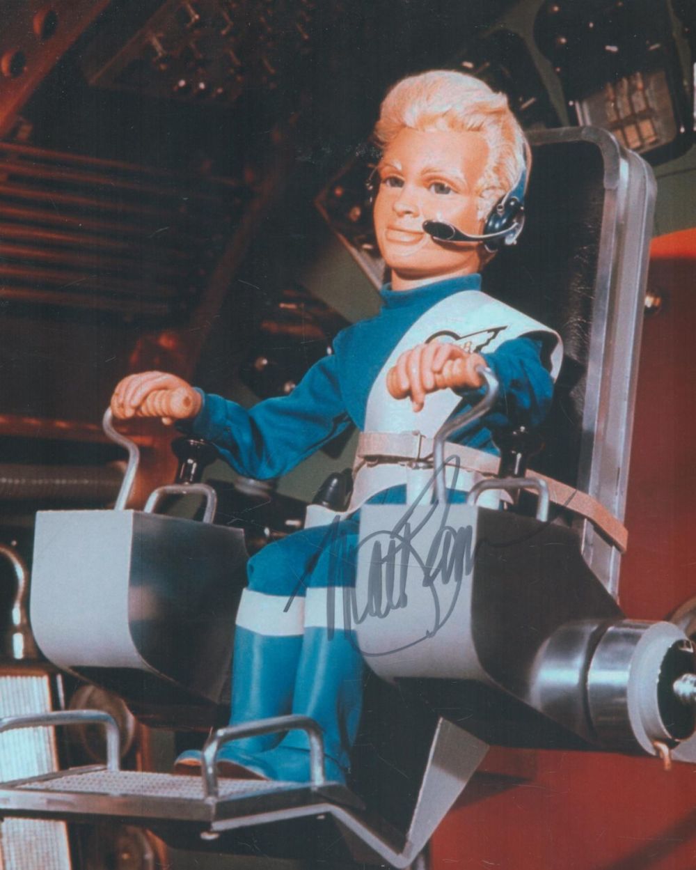 Lot 136: Matt Zimmerman signed Thunderbirds 10x8 inch colour photo....
