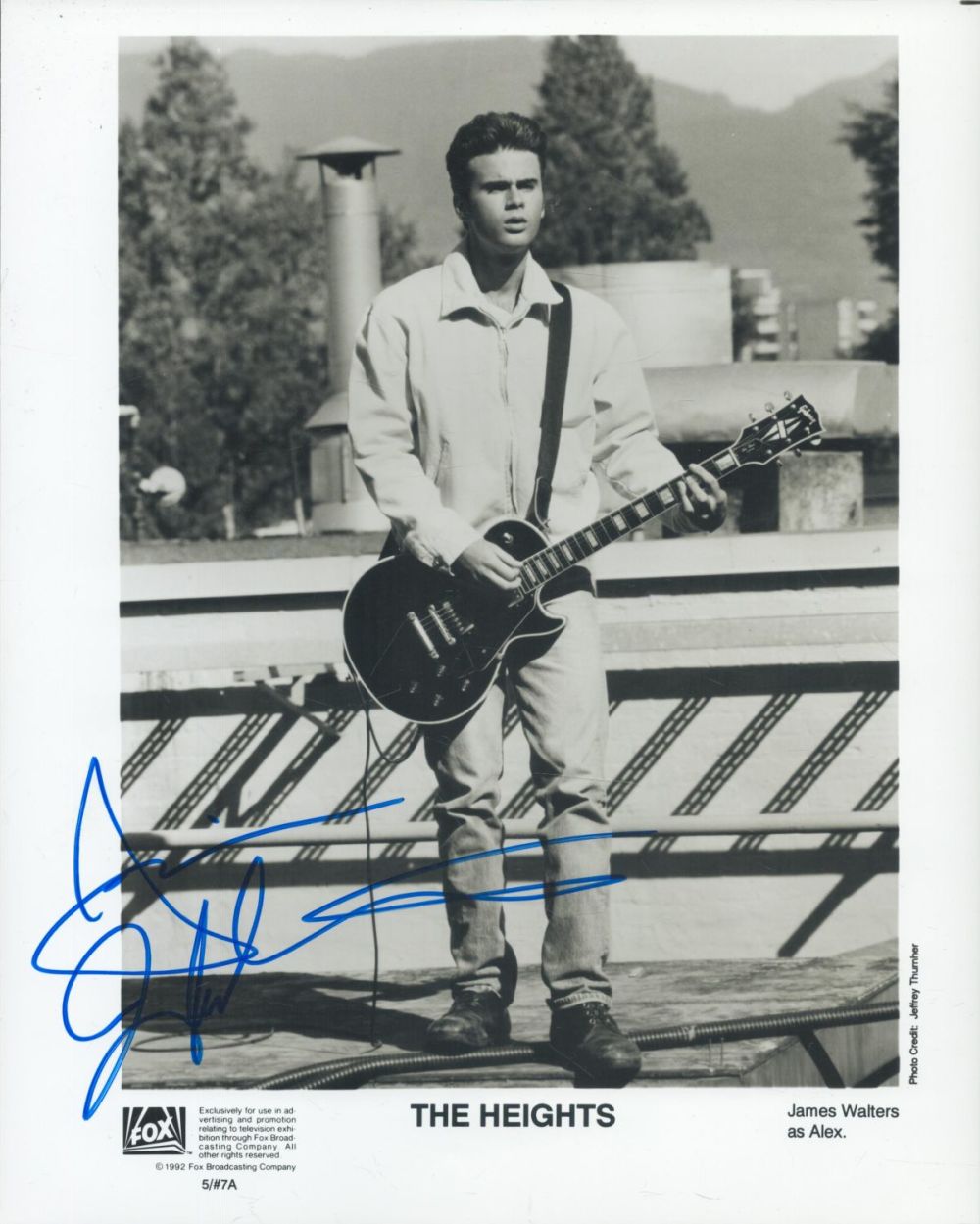 Lot 212: James Walters signed The Heights 10x8 inch black...