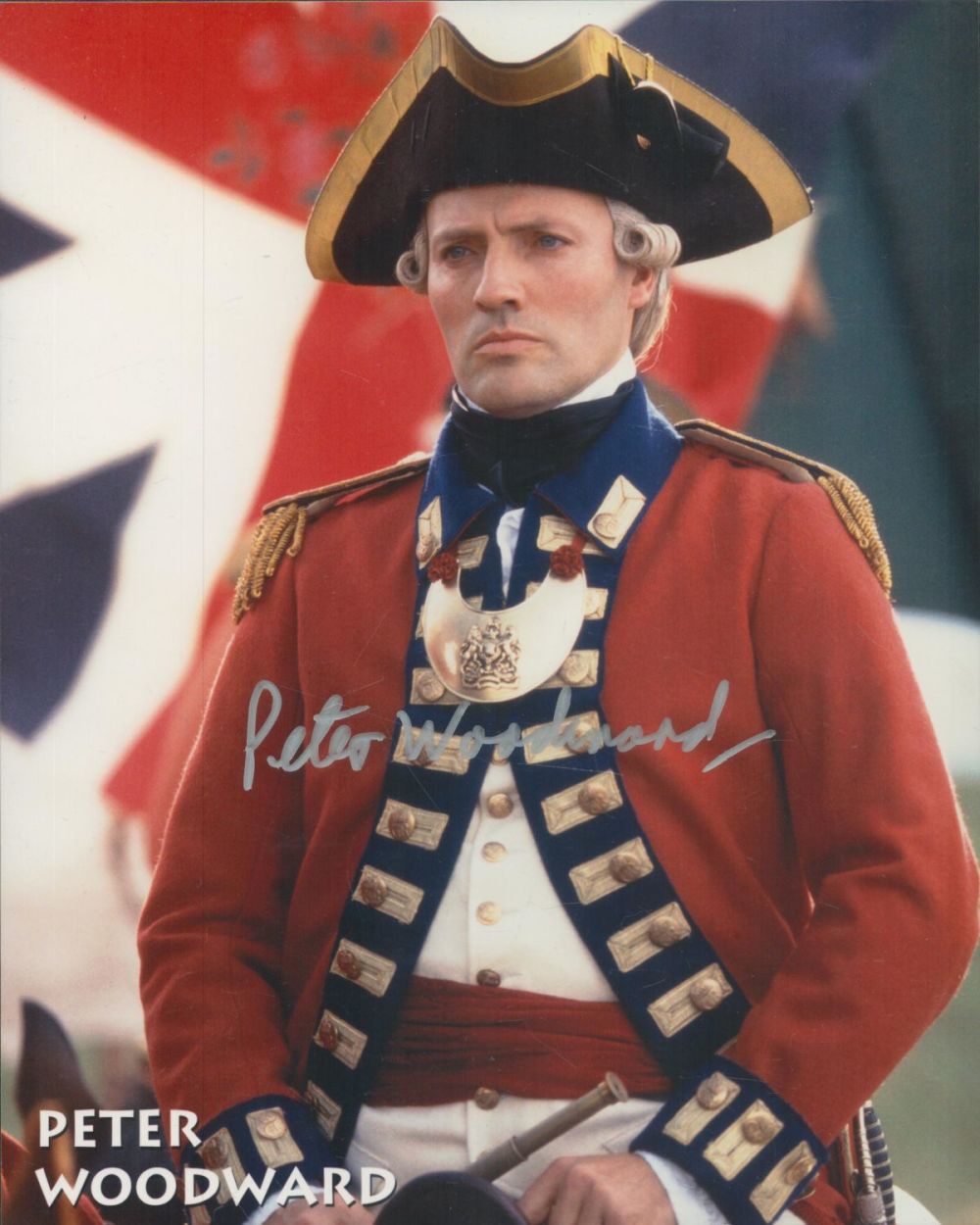 Lot 223: Peter Woodward signed 10x8 inch colour photo. Good...