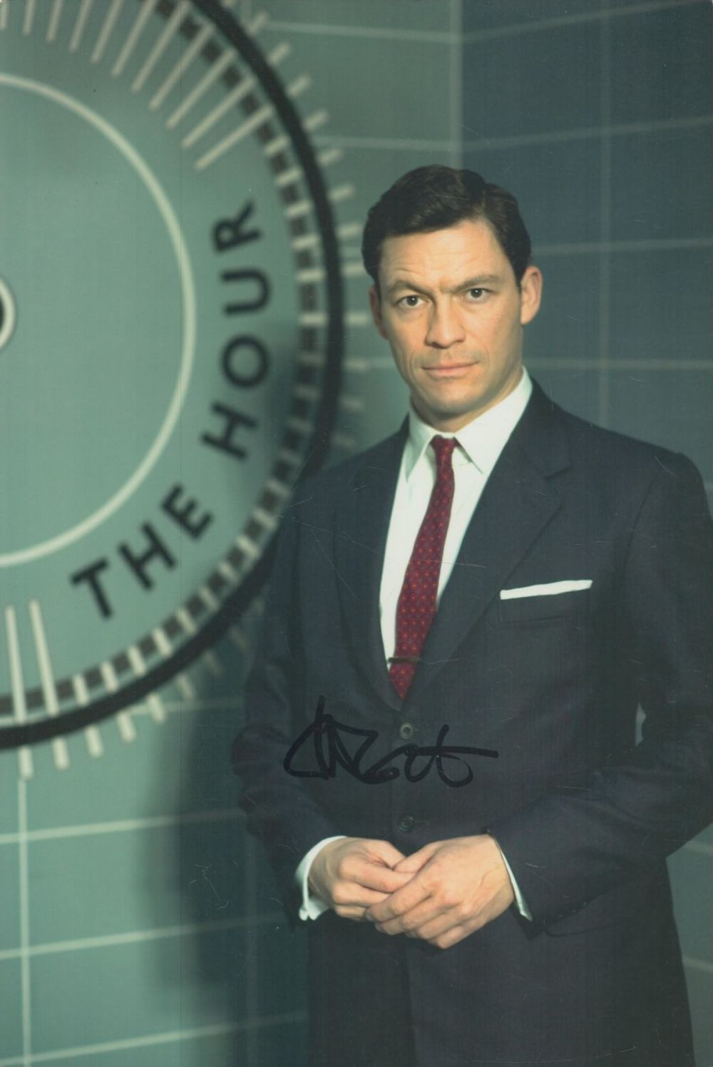 Lot 226: Dominic West signed 12x8 inch colour photo. Good...