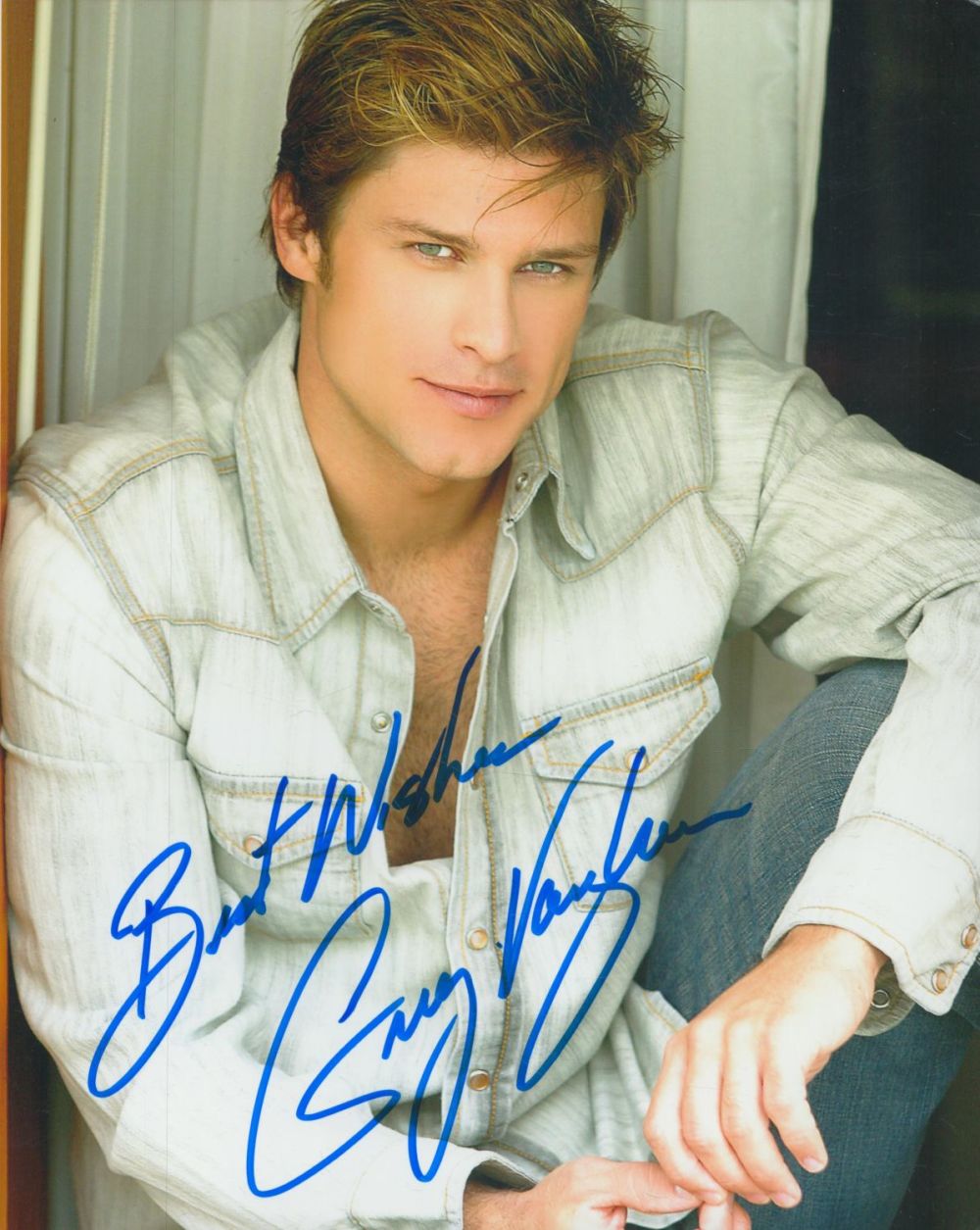Lot 233: Greg Vaughan signed 10x8 inch colour photo. Good...
