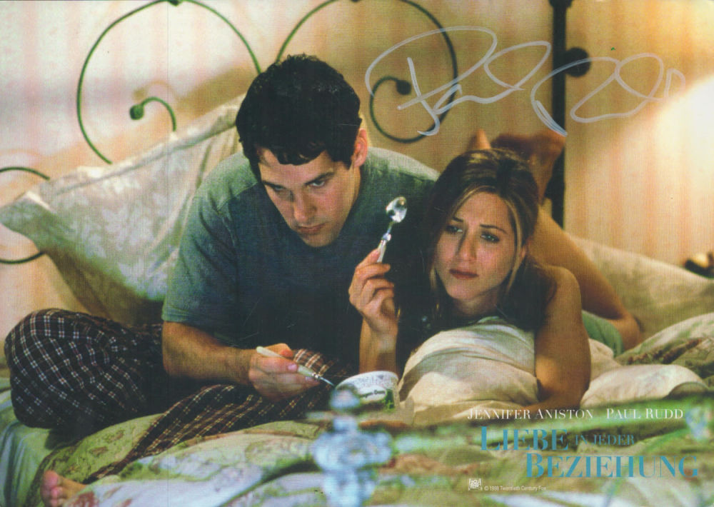 Lot 238: Paul Rudd signed 12x8 inch colour photo. Good...