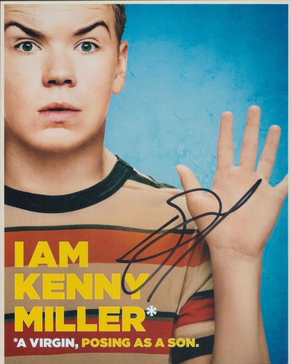 Lot 263: Will Poulter signed 10x8 inch colour photo. Good...
