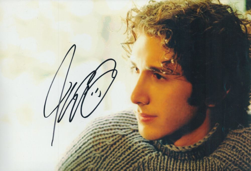 Lot 271: Josh Groban signed 12x8 inch colour photo. Good...