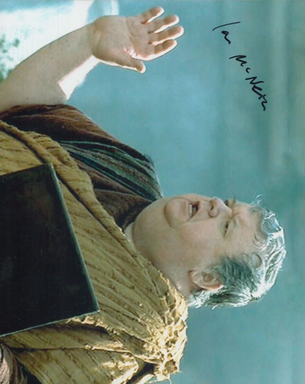 Lot 309: Ian McNeice signed 10x8 inch colour photo. Good...