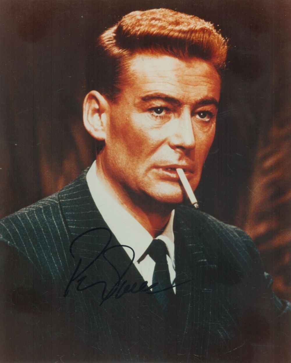 Lot 319: Peter O'Toole signed 10x8 inch colour photo. Good...