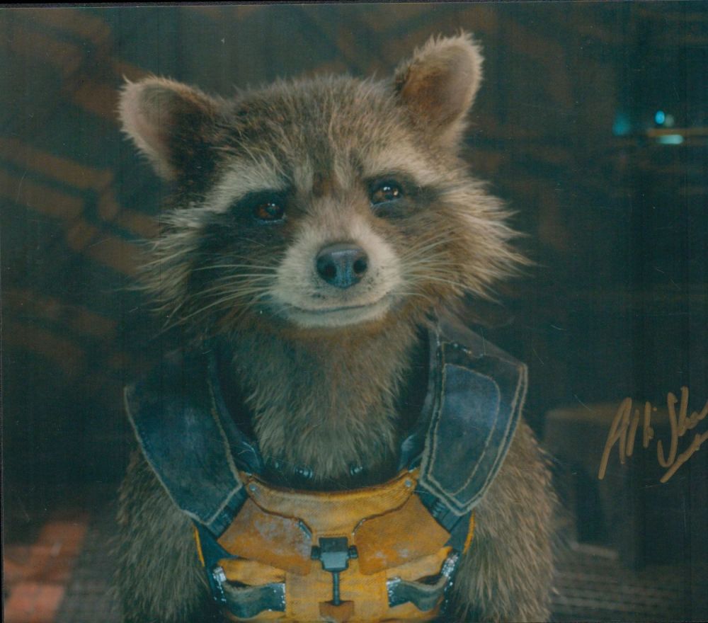 Lot 342: Arti Shah signed Guardians of the Galaxy 10x8...