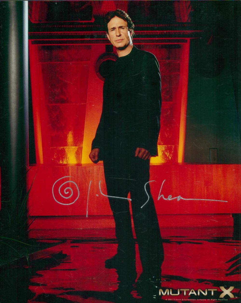 Lot 344: John Shea signed Mutant X 10x8 inch colour...