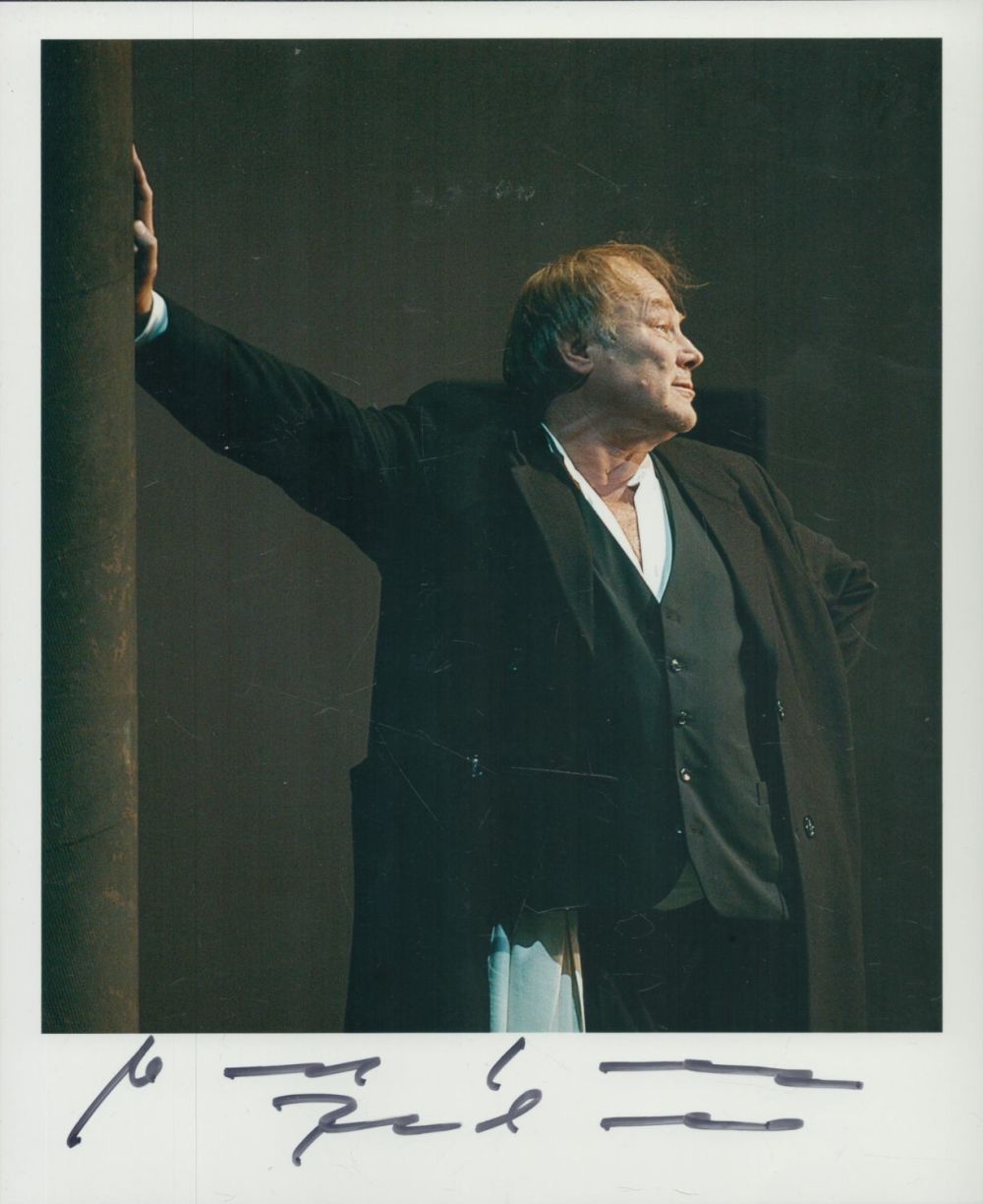 Lot 411: Klaus Maria Brandauer signed 10x8 inch colour photo....