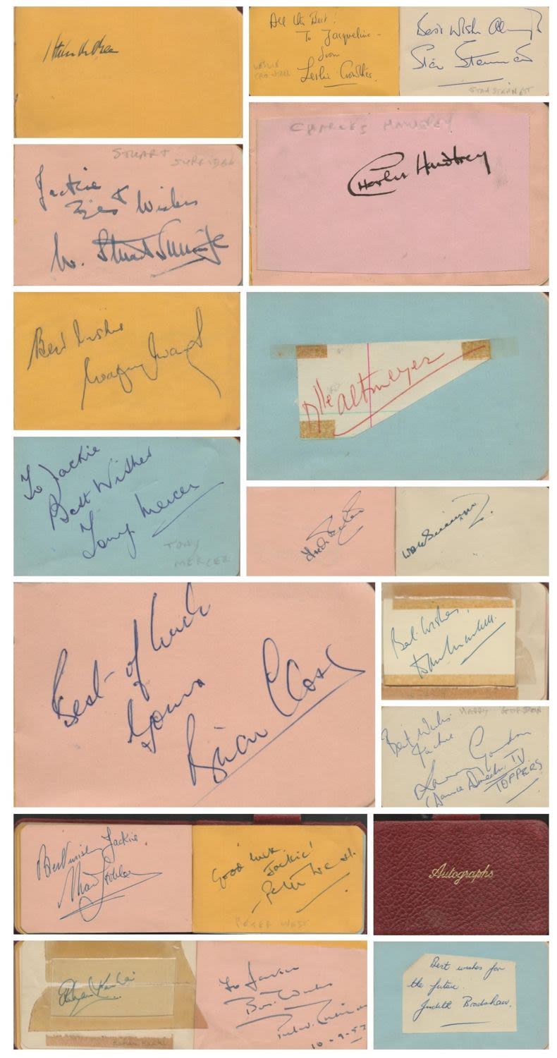 Lot 99: TV, Film and Sport collection autograph book collection...